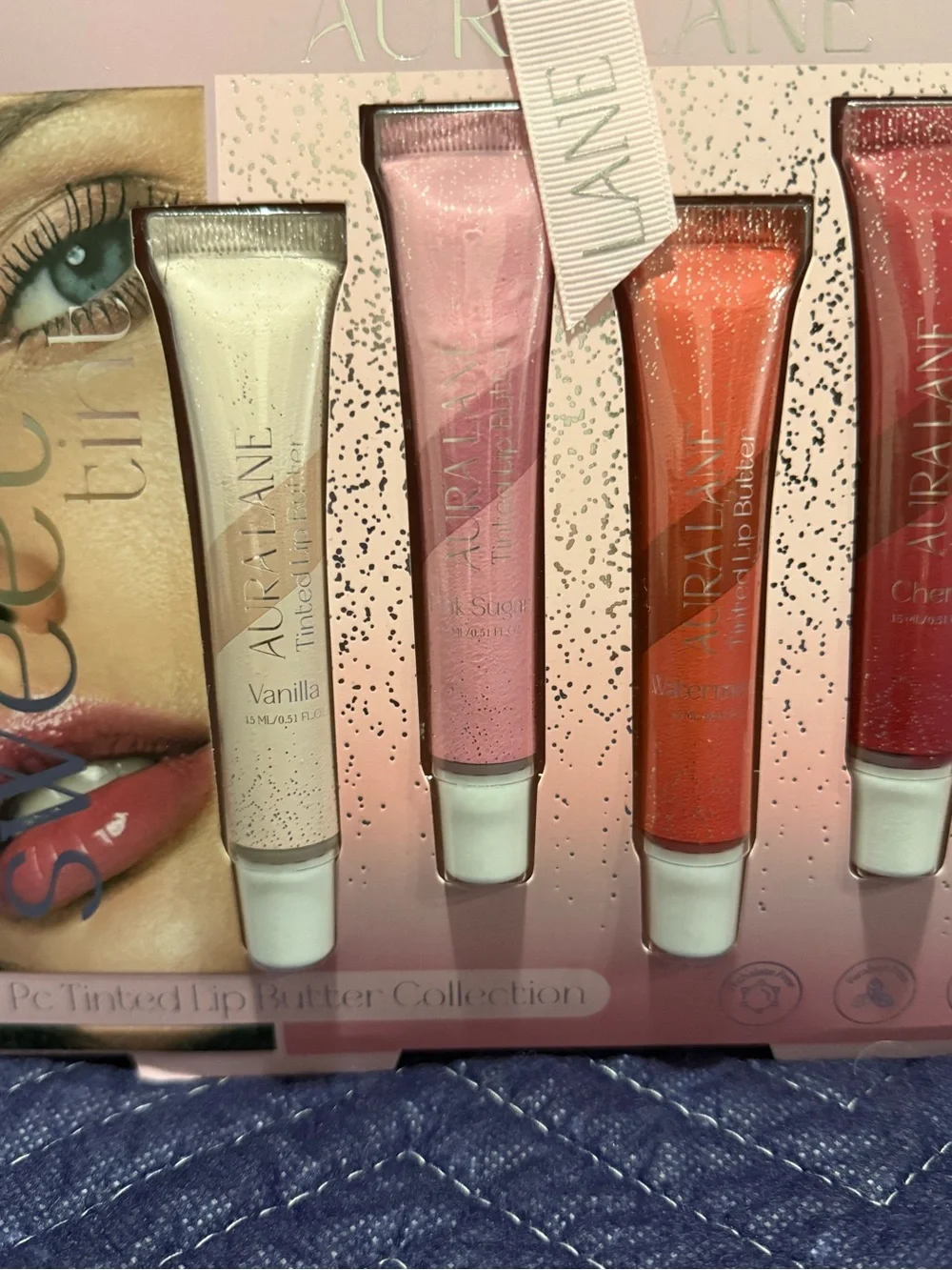 Sweet Tint Lip Gloss Set — Pink, Peach, Orange, Red, Nude